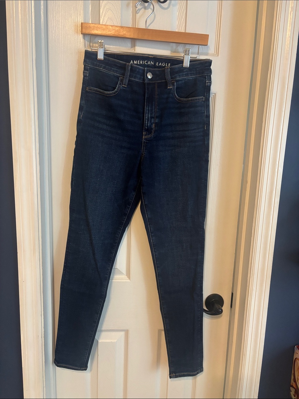 American Eagle Outfitters Indigo High-Rise Skinny Jeans